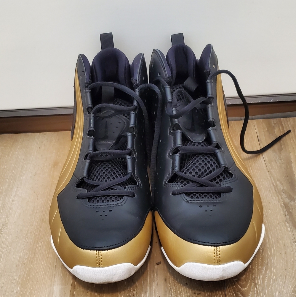 Nike Gold Black Shoes Size 12